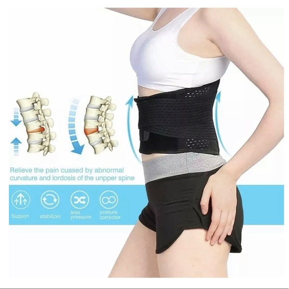Yosoo Health Gear Back  Support Belt For Lumbar Support Back Pain Sz M - Picture 2 of 8
